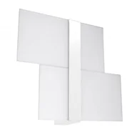 Lampy ścienne - Biały nowoczesny szklany kinkiet - S491 M5-G44 - miniaturka - grafika 1