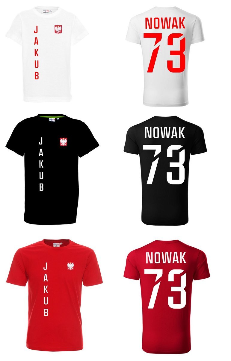 Damska Koszulka Jakub NOWAK 73 POLSKA Siatkówka