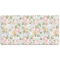 Podkładki na biurko - Mata ochronna na biurko Malowane kwiaty 120x60 cm - miniaturka - grafika 1