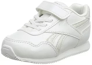 Buty dla dziewczynek - Reebok Baby Girl Royal Cl Jog 3.0 1 V buty sportowe, Ftwr White Ftwr białe srebro metalizowane, 27 EU - grafika 1