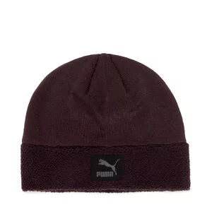 Czapki damskie - Puma Czapka Classic Cuff Sherpa Beanie 023448 04 Fudge - grafika 1