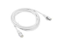 Patchcordy - Patchcord kat.6 FTP 0,5m biały Fluke Passed Lanberg PCF6-10CC-0050-W - miniaturka - grafika 1