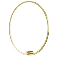 Lampy ścienne - Okrągły ścienny kinkiet Ringa WL0116-L-GD Yaskr LED 45W 3000-4000K IP44 złoty - miniaturka - grafika 1