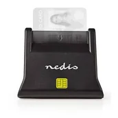 Części i akcesoria do laptopów - Czytnik kart chipowych Nedis CRDRU2SM3BK (CRDRU2SM3BK) - miniaturka - grafika 1