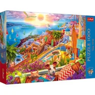 Puzzle - Trefl, Puzzle, Tea Time, Z wizytą na Santorini, 1000 elementów - miniaturka - grafika 1