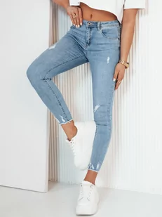 Spodnie damskie jeansowe MAGZON niebieskie Dstreet UY1989-XL - Spodnie damskie - miniaturka - grafika 1