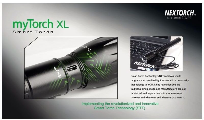 Nextorch Latarka myTorch RC XL Ricaricabile 780 Lumens LED