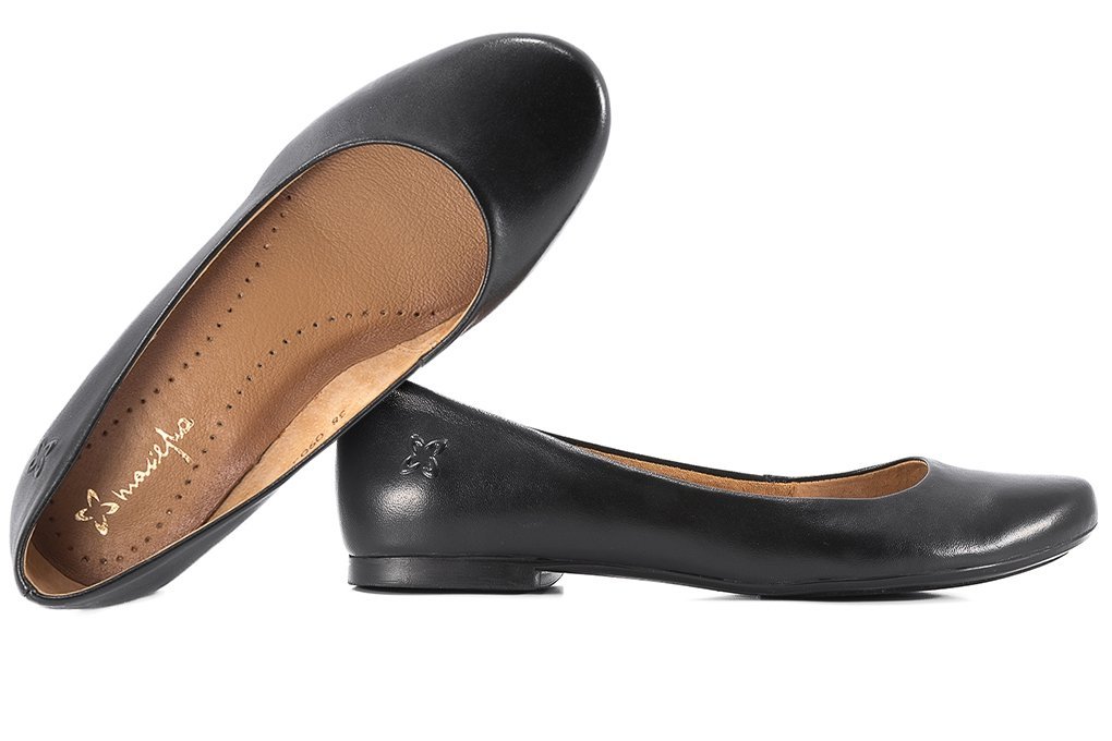 MACIEJKA 00903-01 BALERINY DAMSKIE BALERINKI czarne 36 Czarny
