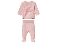 Komplety dla niemowląt - lupilu® Komplet, Baby Nicki, 2-częściowy, z bio-bawełny (Różowy, 62/68) - miniaturka - grafika 1