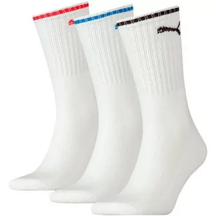 PUMA SKARPETY SKARPETKI 3 PARY WHITE 907941 02 43-46 - Skarpetki damskie - miniaturka - grafika 1