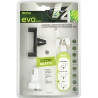 Ładowarki samochodowe - Ładowarka 2xUSB + łącze 3w1 + uchwyt telefonu 4CAR - miniaturka - grafika 1