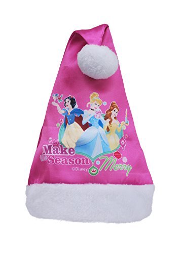 Disney Princess 90901 czapka bożonarodzeniowa dla dzieci, różowa, rozmiar uniwersalny