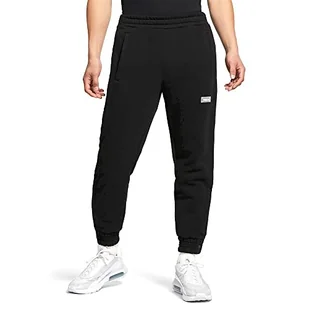 Nike Męskie spodnie M Nk Fc Fleece Pant czarny/(przezroczysty) XL - Spodnie męskie - miniaturka - grafika 1