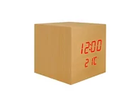 Zegary - LTC Zegarek budzik kostka LED z termometrem LXLTC04 LXLTC04 - miniaturka - grafika 1