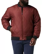 Kurtki męskie - Skechers Męska kurtka pikowana Chill Out, Ciemny brąz, XL - miniaturka - grafika 1