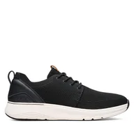 Sneakersy męskie - Sneakersy Clarks Motion Trek MX 26181981 Czarny - miniaturka - grafika 1