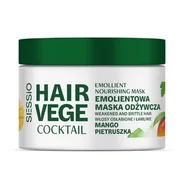 Maski do włosów - Hair Vege Cocktail emolientowa maska odżywcza do włosów Mango i Pietruszka 250g - miniaturka - grafika 1