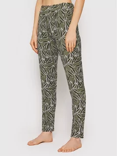 Piżamy damskie - Femilet by Chantelle Spodnie piżamowe Yara FN7660 Zielony Relaxed Fit - grafika 1