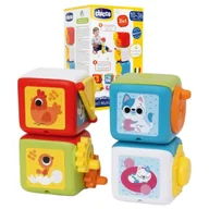 Klocki - Chicco Wielofunkcyjne Kostki Edukacyjne - miniaturka - grafika 1