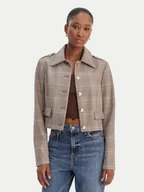 Kurtki damskie - Guess Kurtka przejściowa W6RL55 WL442 Beżowy Regular Fit - miniaturka - grafika 1