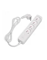 Listwy zasilające - savio Listwa zasilająca przeciwprzepięciowa 4 gniazda, 3m, LZ-08 - miniaturka - grafika 1
