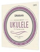 Struny gitarowe  - DAddario Titanium EJ87C - Struny do ukulele koncertowego - miniaturka - grafika 1