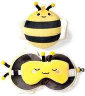 Akcesoria podróżnicze - Poduszka podróżna i maska na oczy Pszczółka - miniaturka - grafika 1