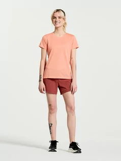 Koszulki sportowe damskie - Saucony Koszulka sportowa w kolorze pomarańczowym - grafika 1