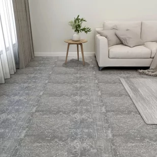 Samoprzylepne panele podłogowe, 55 szt., PVC, 5,11 m², szare Lumarko! - Panele podłogowe - miniaturka - grafika 1