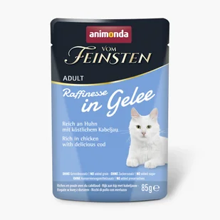 ANIMONDA Vom Feinsten Raffinesse rich in chicken with cod 85g - Mokra karma dla kotów - miniaturka - grafika 1