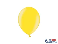 Balony i akcesoria - Strong Balloons Balony "Metallic", żółte cytrynowe, 9" STRONG, 100 szt SB10M-084 - miniaturka - grafika 1