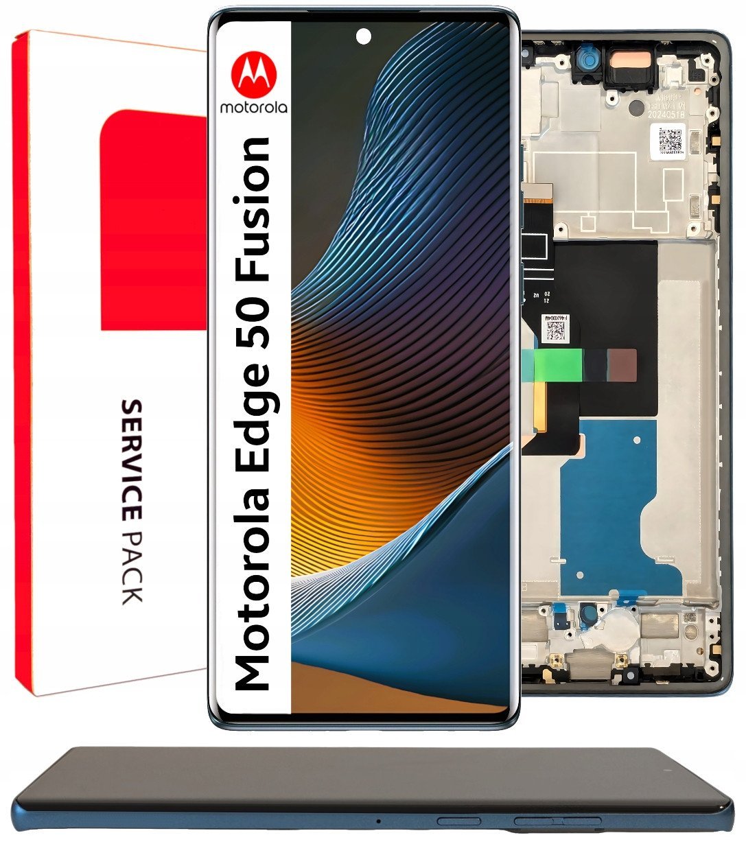 Wyświetlacz do Motorola Edge 50 Fusion Ekran LCD Ramka Oryginał Zila 5904858381050