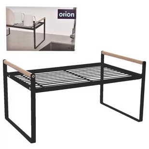 Orion Suszarka na naczynia talerze kubki metalowa czarna ociekacz do naczyń półka 35x21,5x18 cm O-150699 + O-150699 - Suszarki do naczyń - miniaturka - grafika 1