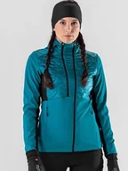 Kurtki i kamizelki sportowe damskie - Löffler Kurtka hybrydowa "Grace" w kolorze turkusowym - miniaturka - grafika 1