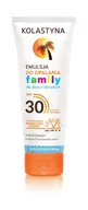 Balsamy i kremy do opalania - Kolastyna emulsja do opalania SPF30 family 250ml - miniaturka - grafika 1