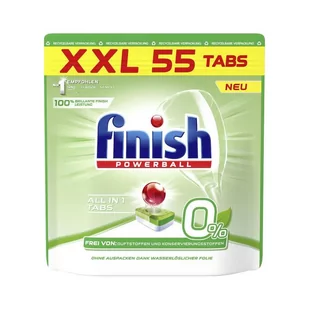 Finish (de) 0% tabletki 55 sztuk - Środki do zmywarek - miniaturka - grafika 1
