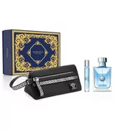 Zestawy perfum męskich - Versace Pour Homme zestaw Edt 100+10ml kosmetyczka - miniaturka - grafika 1