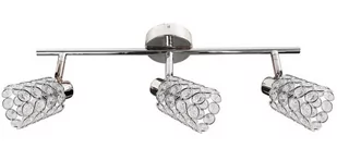 Candellux YORK listwa 3X40W G9 Chrom KRYSZTAŁKI PRZEŹROCZYSTE 93-00101 - Lampy sufitowe - miniaturka - grafika 1