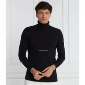 Swetry męskie - Calvin Klein Jeans Golf | Regular Fit - miniaturka - grafika 1