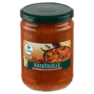 Carrefour Extra Ratatouille mieszanka gotowanych warzyw 530 g - Szybkie dania obiadowe - miniaturka - grafika 1