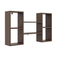 Półki do salonu - Nowoczesna półka ścienna, 102x18x60 cm, wenge, mat - miniaturka - grafika 1