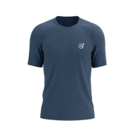 Koszulki sportowe męskie - COMPRESSPORT Koszulka biegowa PERFORMANCE SS T-SHIRT indigo - miniaturka - grafika 1