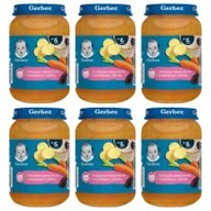 Dania dla dzieci - Gerber Obiadek schabik ze śliwką w warzywach dla niemowląt po 6 miesiącu zgrzewka 6 x 190 g - miniaturka - grafika 1