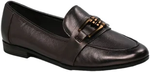 Mokasyny Eleganckie Marco Tozzi 2-24201 043 965 Copper Skóra Naturalna - MARCO TOZZI - Mokasyny damskie - miniaturka - grafika 1