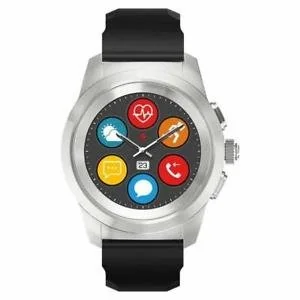 MyKronoz ZeTime Original Regular Srebrno-czarny - Smartwatch - miniaturka - grafika 1