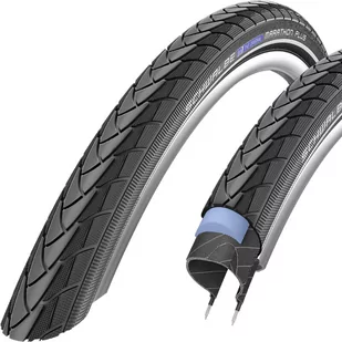 Schwalbe Marathon Plus Opona drutowa SmartGuard Endurance Reflex 28x1.00", black 25-622 28x10" 2020 Opony trekkingowe i miejskie - Opony rowerowe - miniaturka - grafika 1