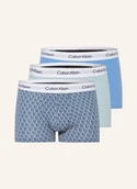 Majtki damskie - Calvin Klein Bokserki Icon Cotton Stretch Low Rise, 3 Szt. blau - miniaturka - grafika 1