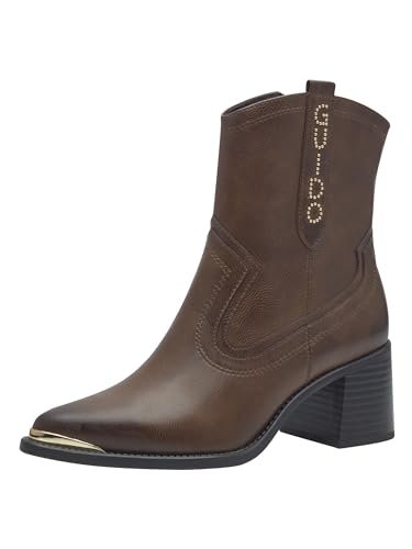 Marco Tozzi by Guido Maria Kretschmer Damskie botki Zip+Slip 2-85305-43 Modne kozaki, kasztan, 37 EU, chestnut, 37 EU