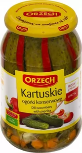 Orzech ogórek konserwowy Kartuskie 900g - Pasztet i przetwory mięsne - miniaturka - grafika 1