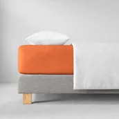 Prześcieradła - Prześcieradło Z Gumką Jersey 370 : Kolor - 370/terracotta, Wymiary - 100/220 - miniaturka - grafika 1